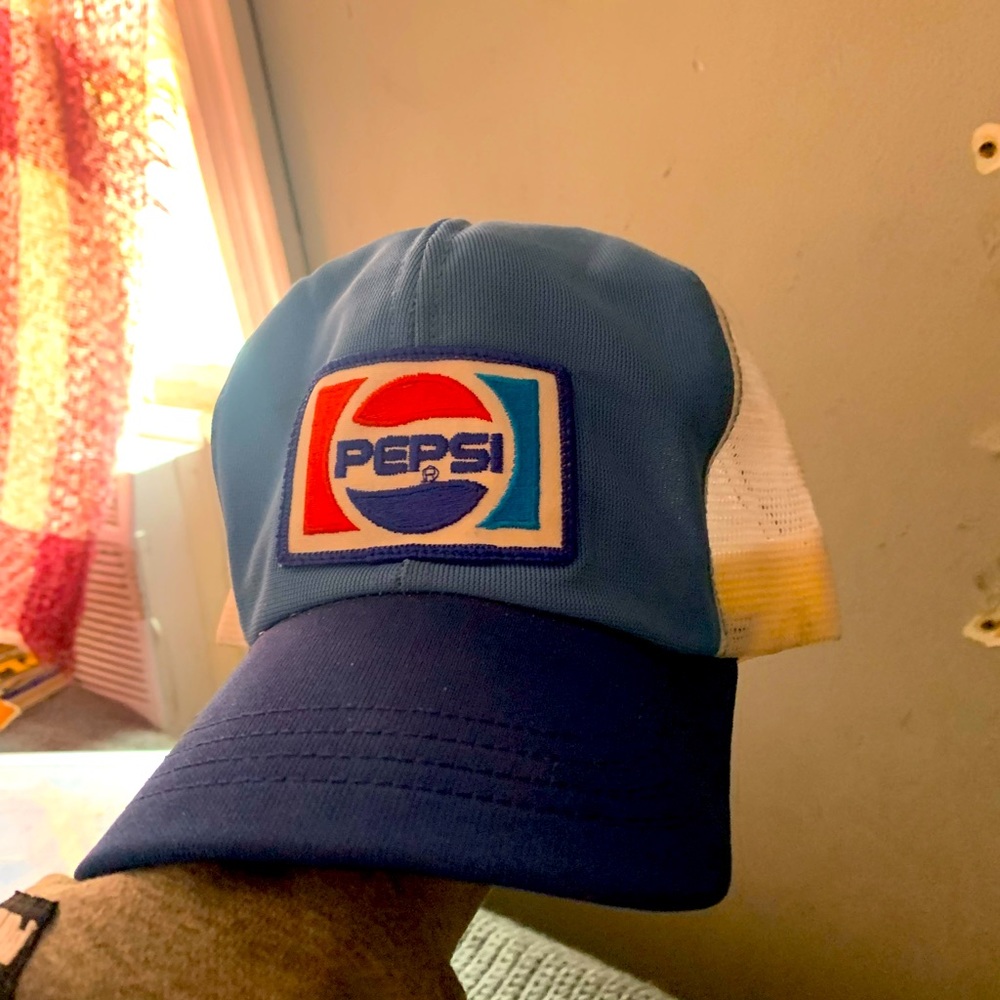 Vintage Pepsi trucker hat